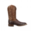 Lucchese Men's Haan - Barrel Brown + Chocolate | Canada Outlet