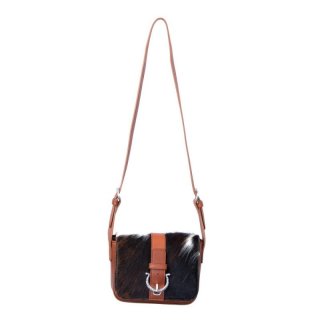 Lucchese Women's Mini Cowprint Bag - Tan/Brown/White | Canada Outlet