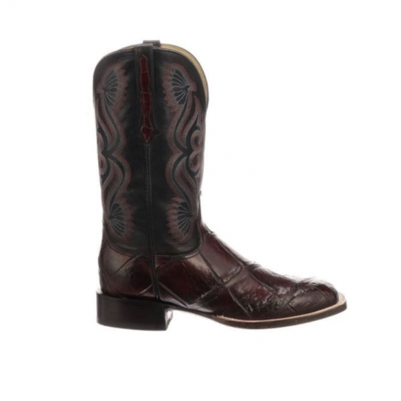 Lucchese Men's Roy - Black Cherry + Black | Canada Outlet