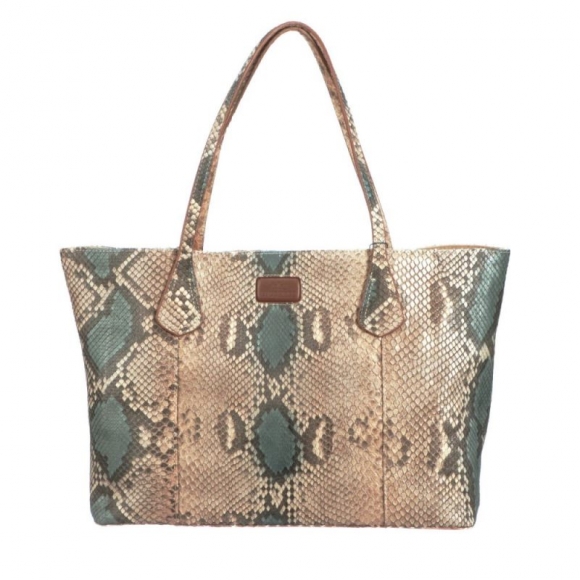 Lucchese Women's Python Tote - Tan | Canada Outlet