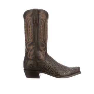 Lucchese Men's Walter - Barrel Brown + Chocolate | Canada Outlet