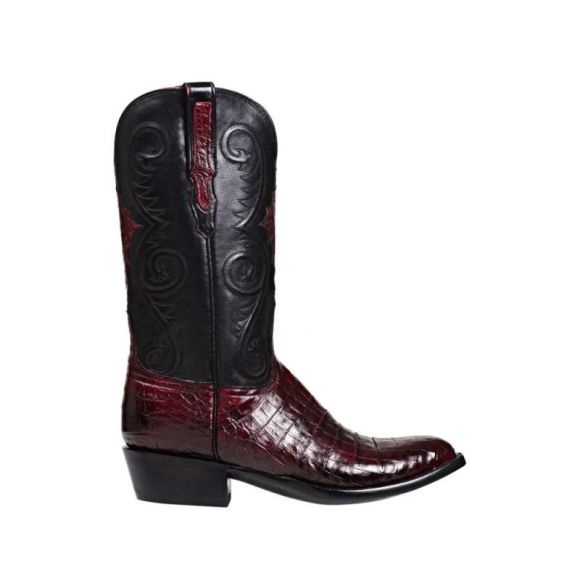 Lucchese Men's Jones - Black Cherry | Canada Outlet