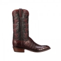 Lucchese Men's Tulip Exotic - Bordeaux + Navy | Canada Outlet