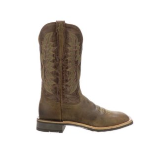 Lucchese Men's Rudy - Olive + Chocolate | Canada Outlet