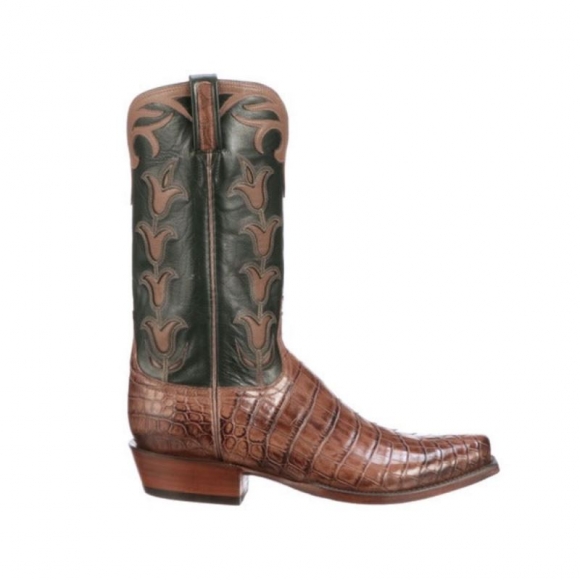 Lucchese Men's Tulip Exotic - Mink + Green | Canada Outlet