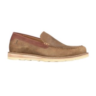 Lucchese Men's After-Ride Slip On Moccasin - Olive | Canada Outlet