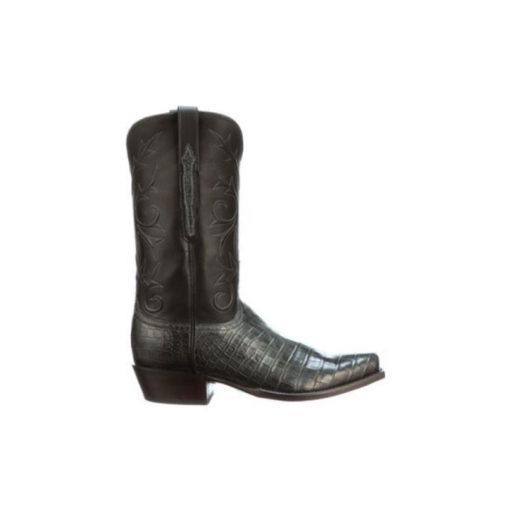 Lucchese Men's Cruz - Charcoal + Black | Canada Outlet