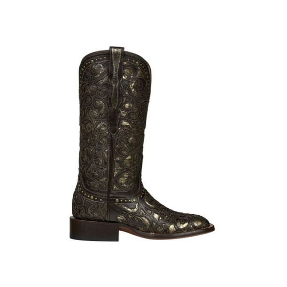 Lucchese Women's Sierra - Dark Chocolate + Bronze | Canada Outlet