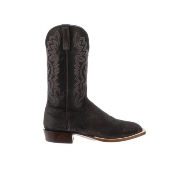 Lucchese Men's Levi - Steel Grey + Black | Canada Outlet