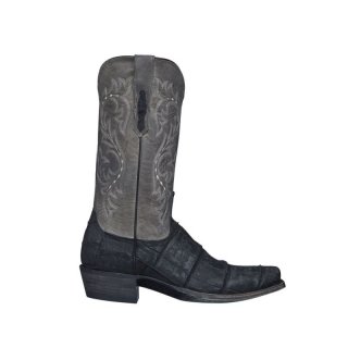 Lucchese Men's Burke - Black + Charcoal | Canada Outlet