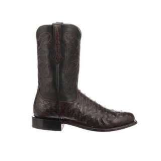 Lucchese Men's Hudson - Black Cherry + Black | Canada Outlet