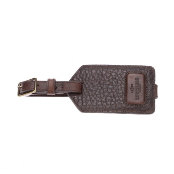 Lucchese Men's Travel Luggage Tag - Chocolate | Canada Outlet