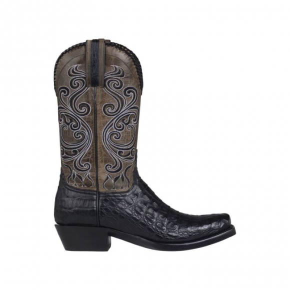 Lucchese Men's Bodie - Black + Anthracite Grey | Canada Outlet