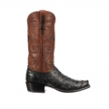 Lucchese Men's Randall - Black + Cognac | Canada Outlet