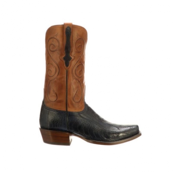 Lucchese Men's Red River - Navy + Rust | Canada Outlet