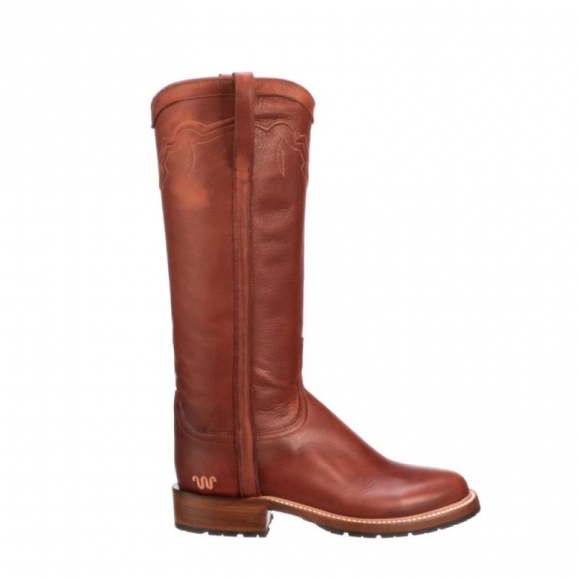 Lucchese Women's Low Top Snake Boot King Ranch Edition - Brandy | Canada Outlet