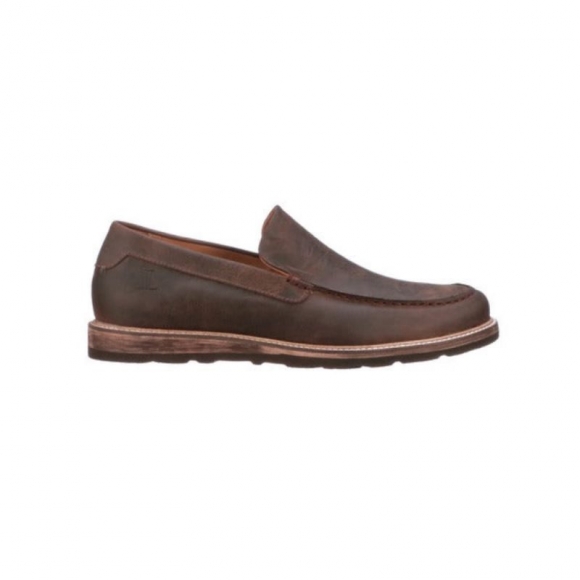 Lucchese Men's After-Ride Slip On Moccasin - Chocolate | Canada Outlet