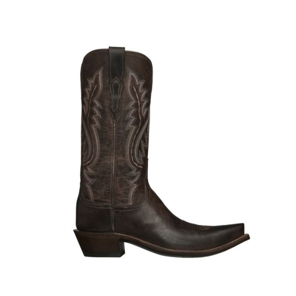 Lucchese Women's Cassidy - Chocolate + Beige | Canada Outlet