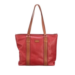 Lucchese Women's Frances Carryall Tote - Red | Canada Outlet