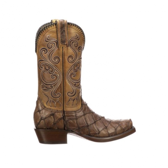 Lucchese Men's Beau - Chocolate + Antique Saddle | Canada Outlet