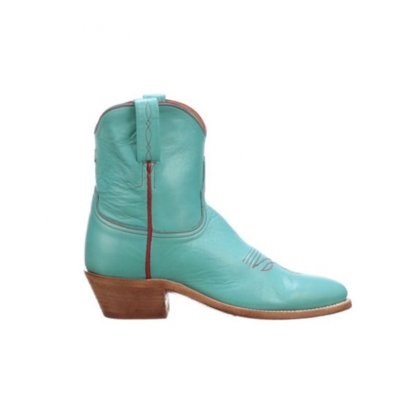 Lucchese Women's Gaby - Turquoise + Red | Canada Outlet