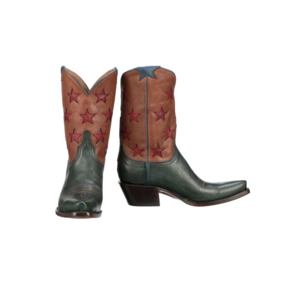 Lucchese Women's Estrella Ii - Forest + Tan | Canada Outlet