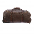 Lucchese Men's Rolling Duffel - Chocolate | Canada Outlet