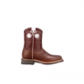 Lucchese Women's Ruth Short - Tan + Red | Canada Outlet