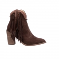 Lucchese Women's Sofia Fringe - Chocolate | Canada Outlet