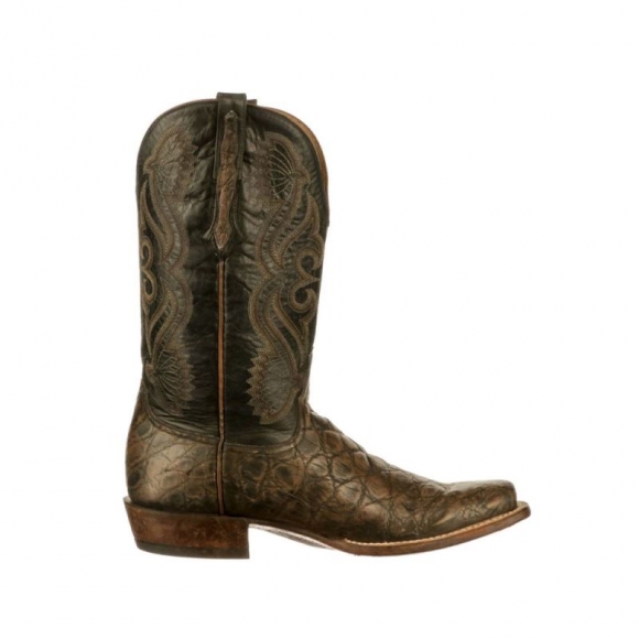 Lucchese Men's Roy - Tan + Cognac | Canada Outlet