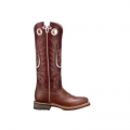 Lucchese Women's Ruth Tall - Tan + Red | Canada Outlet