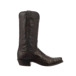 Lucchese Men's Elgin - Black Cherry + Black | Canada Outlet