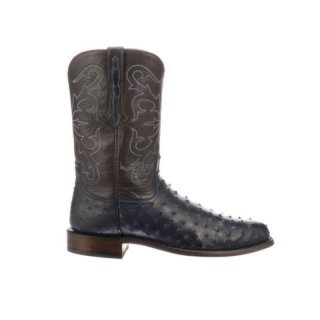 Lucchese Men's Hudson - Navy + Chocolate | Canada Outlet