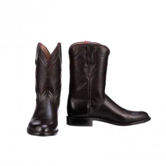 Lucchese Men's Kennedy Roper - Black Cherry | Canada Outlet