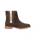 Lucchese Women's Suede Garden Boot - Brown | Canada Outlet