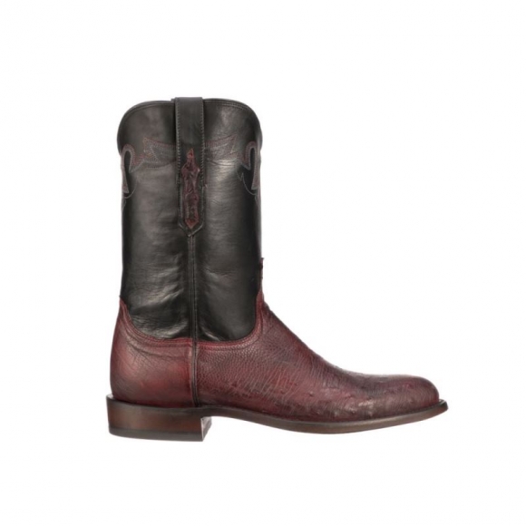 Lucchese Men's Sunset Exotic - Black Cherry | Canada Outlet