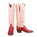 Lucchese Women's Priscilla Exotic - Red | Canada Outlet