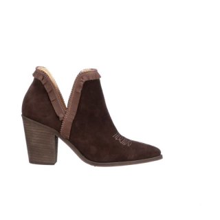 Lucchese Women's Alma Suede - Chocolate | Canada Outlet