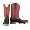 Lucchese Men's Rowdy Hornback Caiman - Black | Canada Outlet