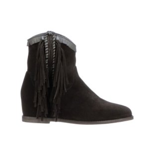 Lucchese Women's Martina Fringe - Black | Canada Outlet