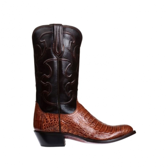 Lucchese Men's Charles - Sienna + Dark Brown | Canada Outlet