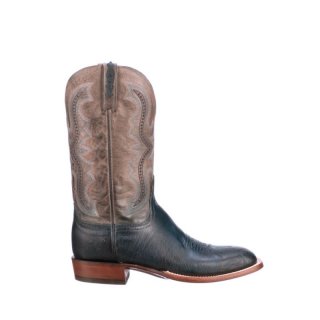 Lucchese Men's Cecil Exotic - Navy | Canada Outlet