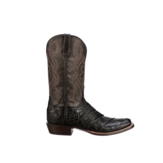 Lucchese Men's Roy - Black + Anthracite Grey | Canada Outlet