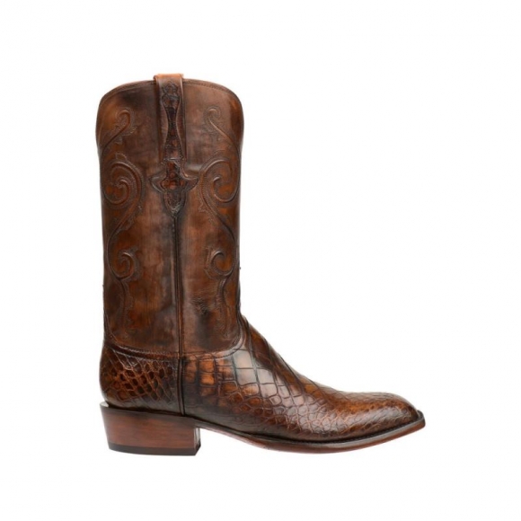 Lucchese Men's Colton - Chocolate | Canada Outlet