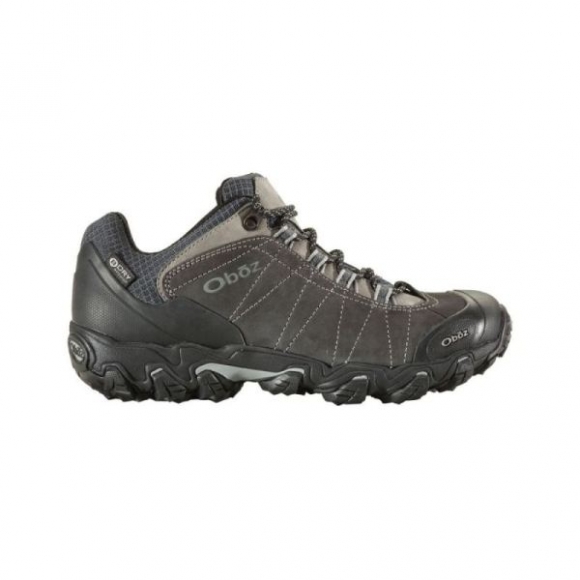 Oboz - Men's Bridger Low Waterproof-Dk Shadow