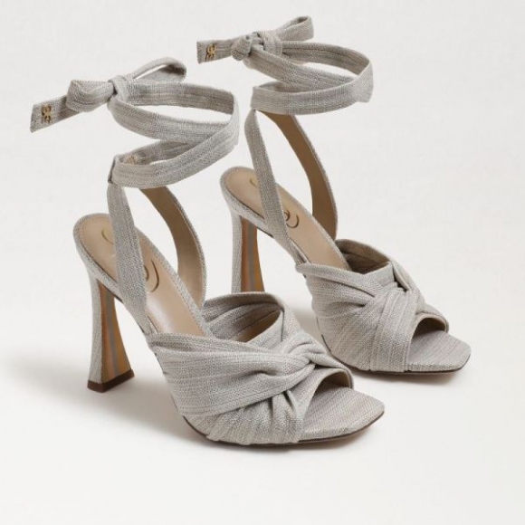 Sam Edelman | Men's Lenora Heeled Sandal-Natural Linen