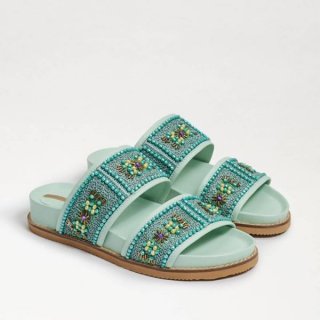 Sam Edelman | Men's Otto Embezzled Slide Sandal-Mint