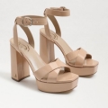 Sam Edelman | Men's Nolita Platform Sandal-Beige Blush Patent