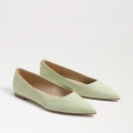 Sam Edelman | Men's Wanda Pointed Toe Flat-Pistachio Linen