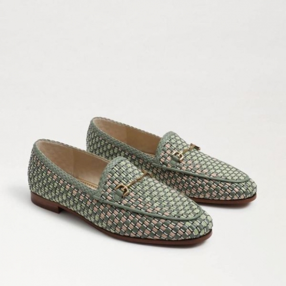 Sam Edelman | Men's Laurel Bit Loafer-Soft Jade Multi Weave